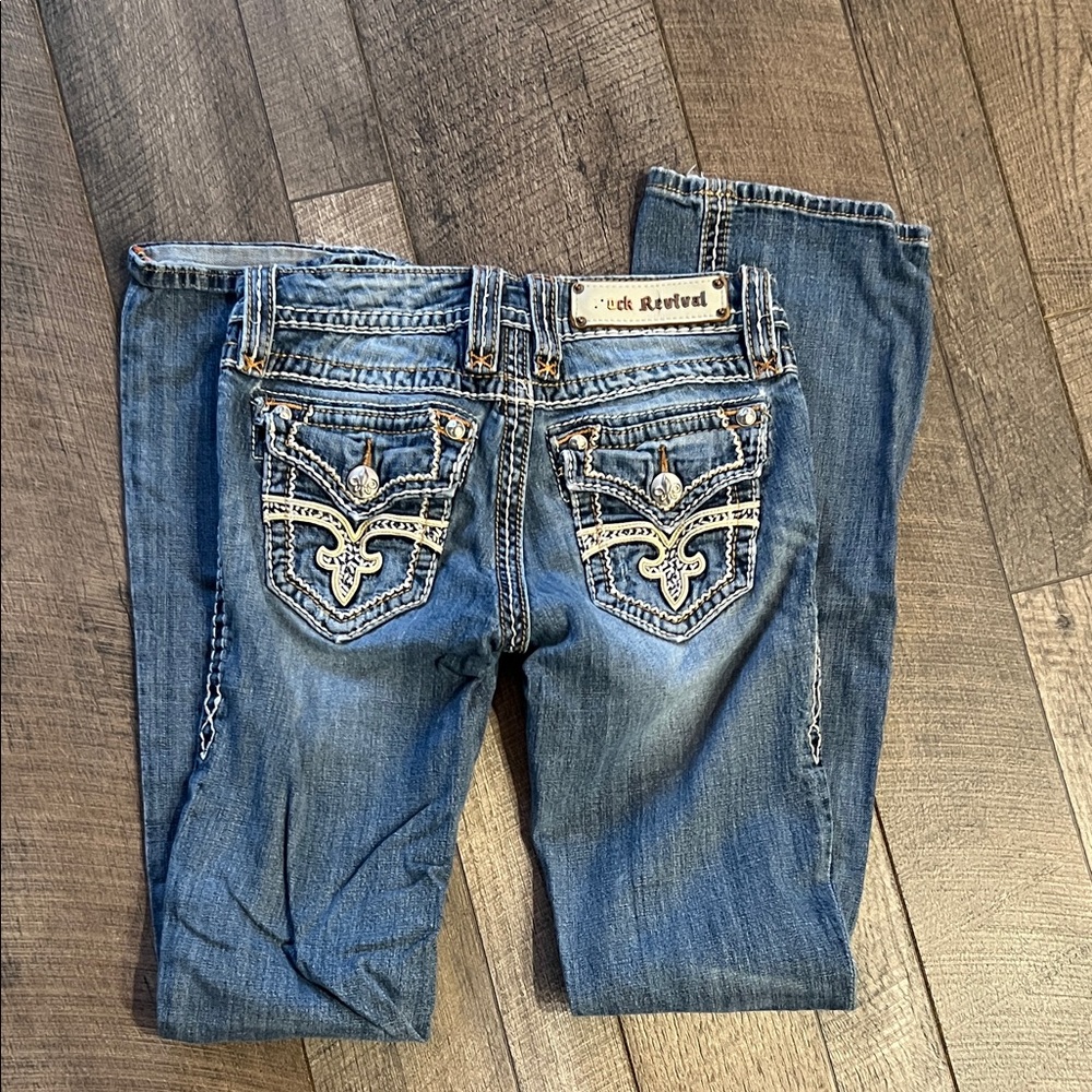 Rock Revival Women's Boot Cut Jeans in Blue